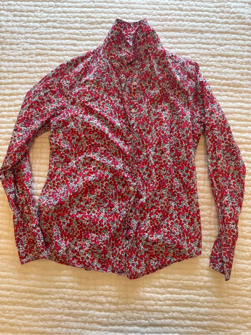 J. Crew Liberty fabric button up
